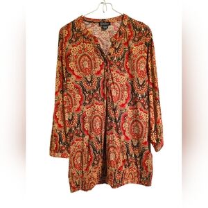 Vintage | Y2K Paisley Top